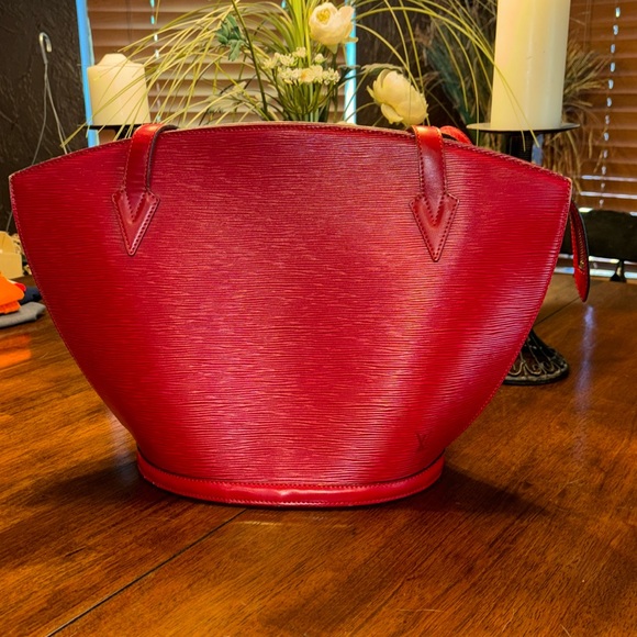 Louis Vuitton saint Jacques Castillian Red, COA included authentic - Picture 2 of 16